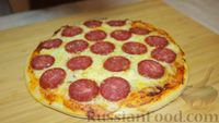 Пицца пепперони в домашних условиях